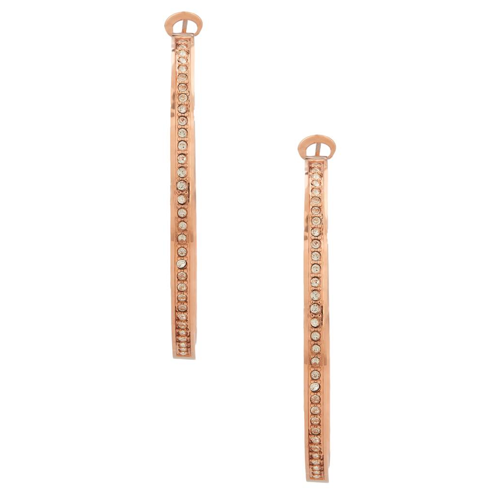 Guess Color My Day Rose Gold-Plated Stainless Steel Earrings For Women : UBE02247RG