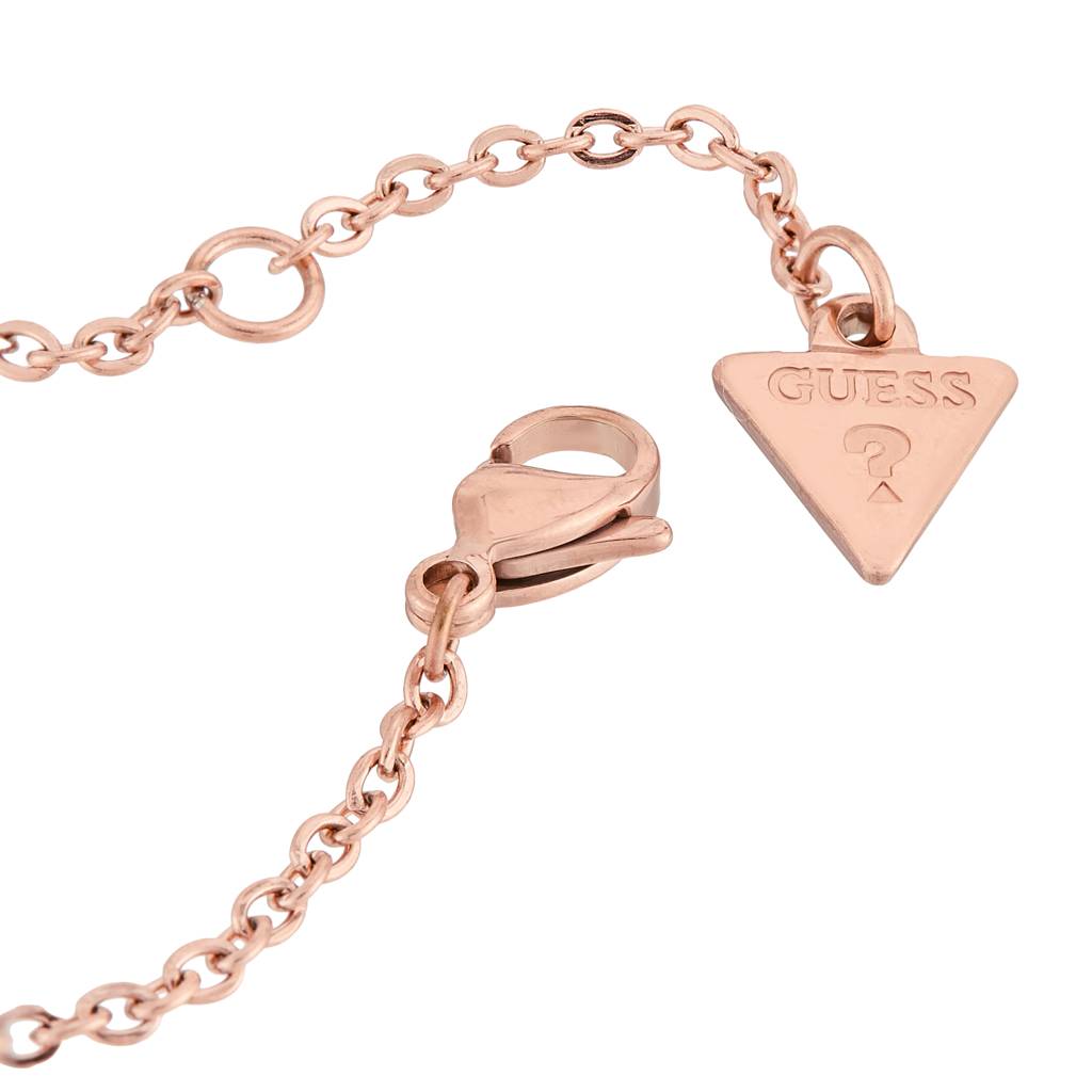 Guess Color My Day Rose Gold-Plated Stainless Steel Necklace For Women : UBN02245RG