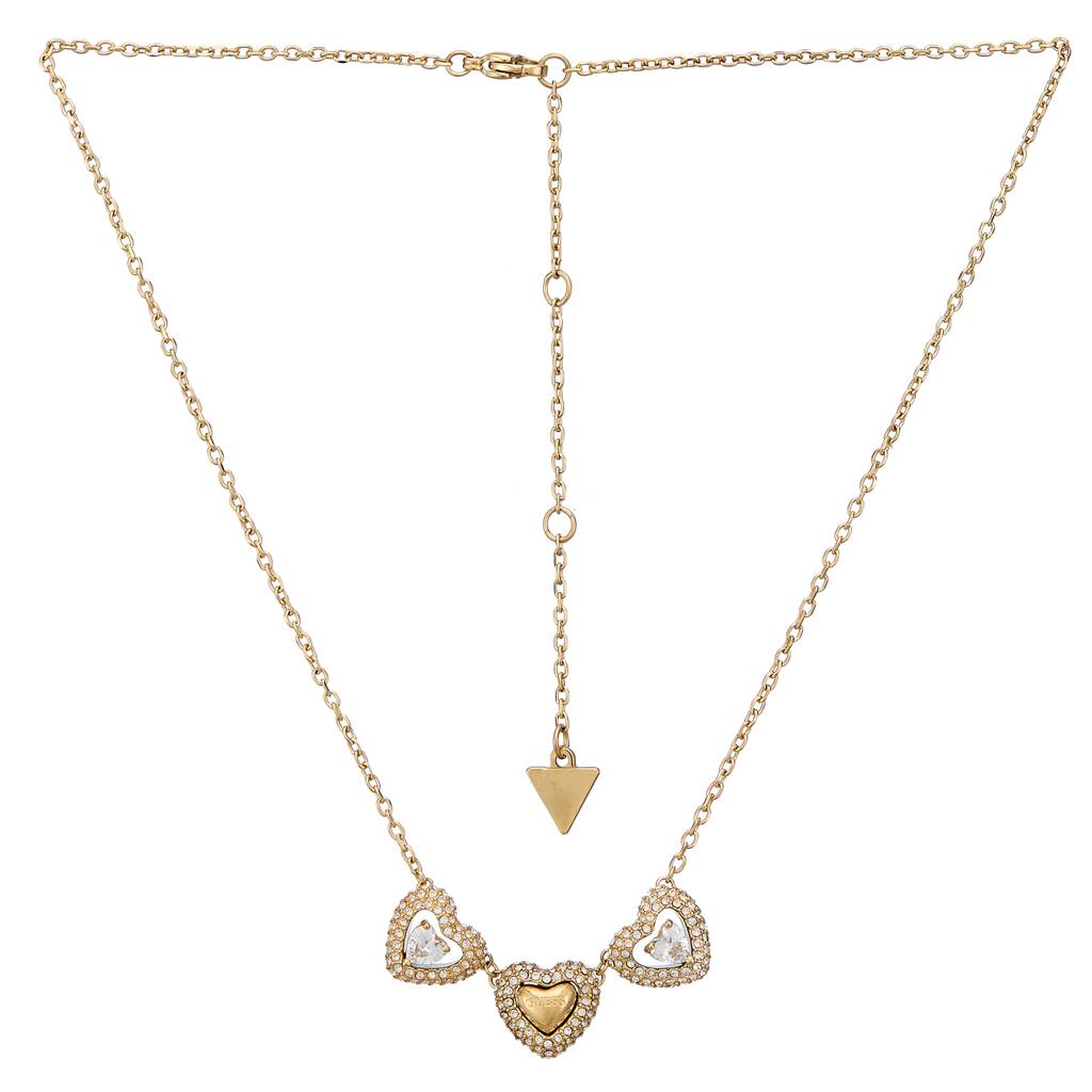 Guess Beloved Gold-Plated Stainless Steel Necklace For Women : UBN05023YG