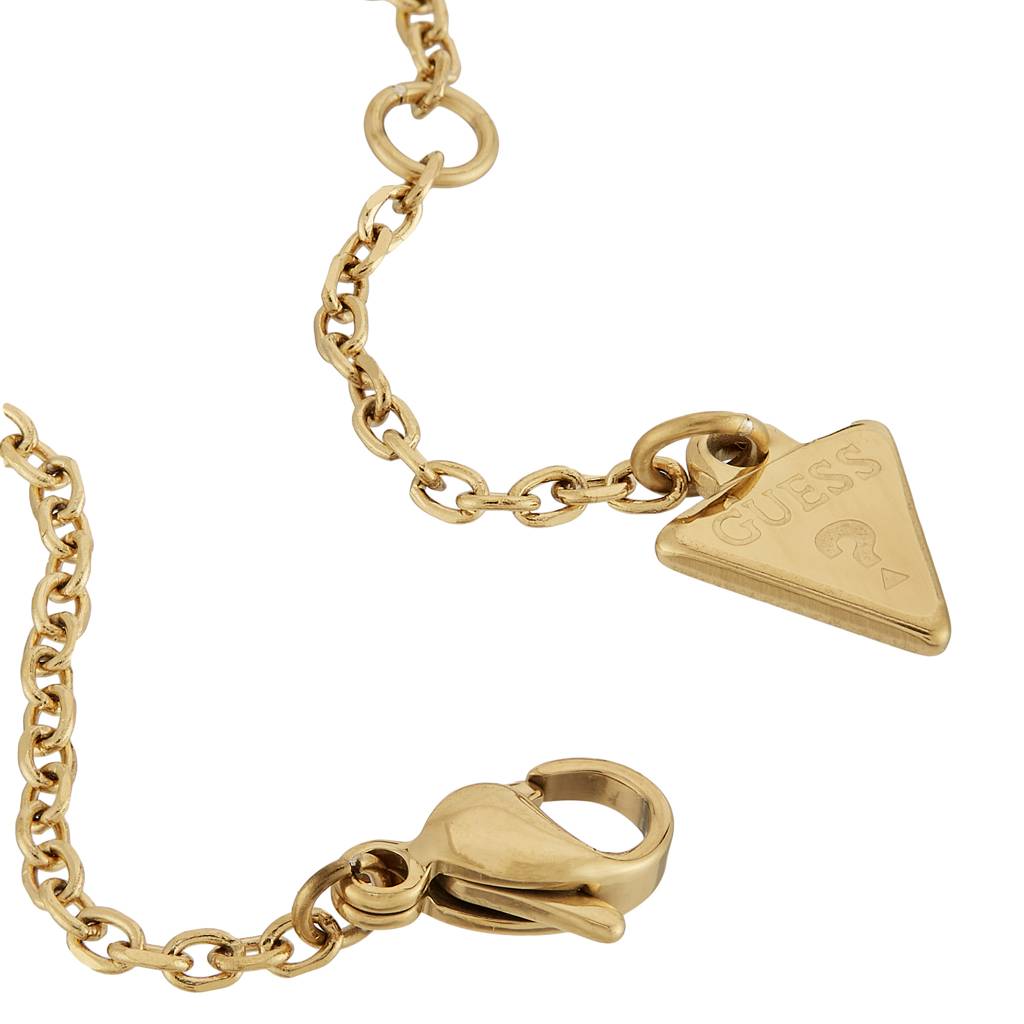 Guess Beloved Gold-Plated Stainless Steel Necklace For Women : UBN05023YG