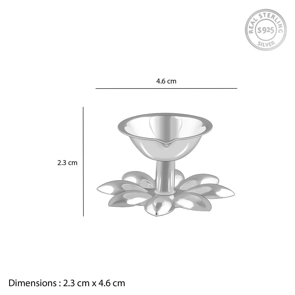 Giva 925 Silver Phool Diya : UT032
