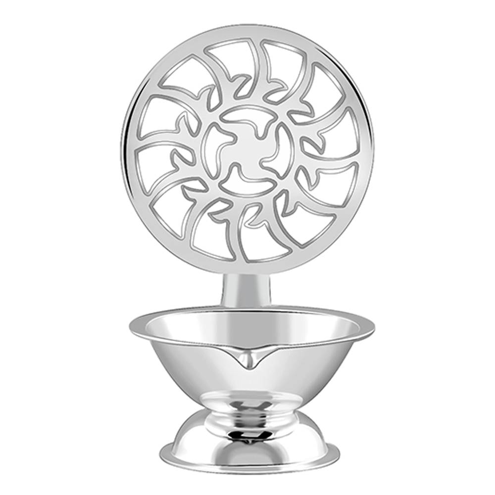 Giva 925 Silver Swastika Diya : UT035