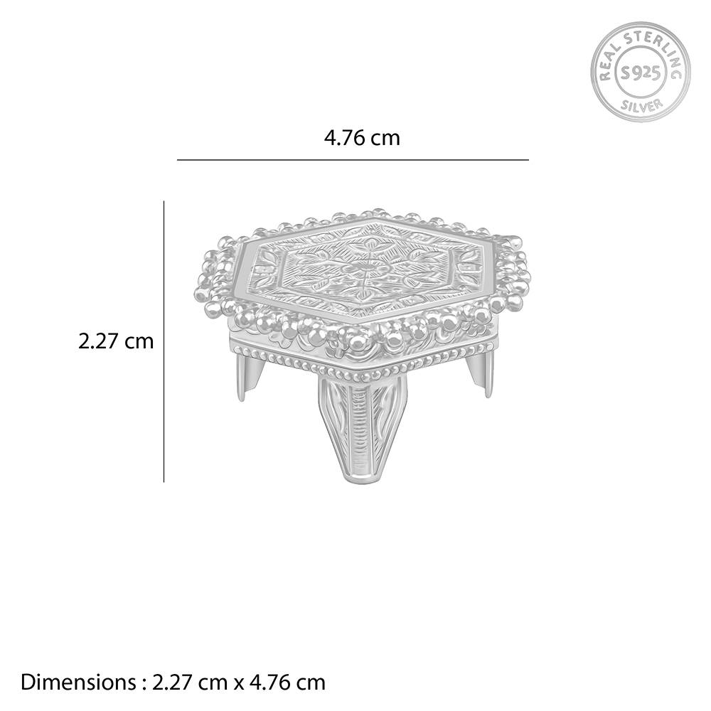 Giva 925 Silver Singhasan : UT048