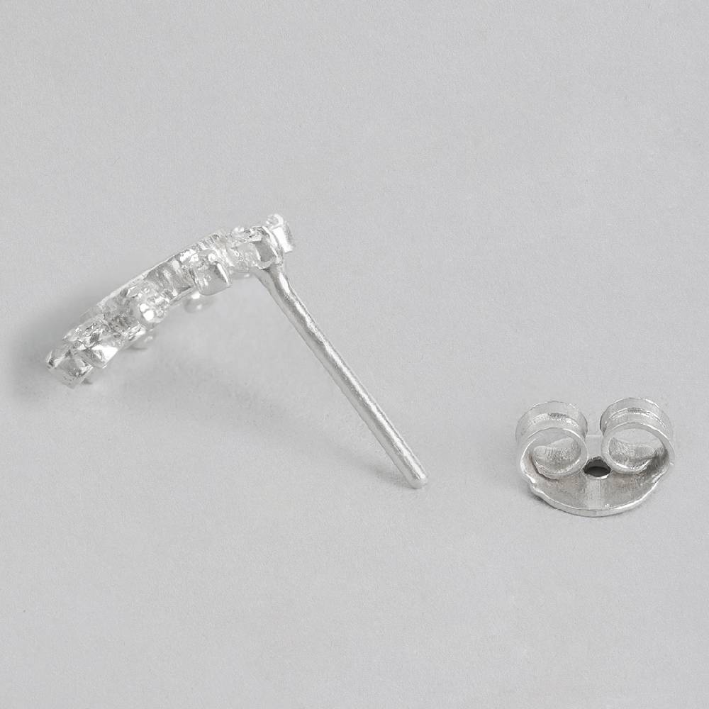 92.5 Silver Round Zircon Earring : 92.5 Silver Round Zircon Earring : 92.5 Silver Round Zircon Earring : 92.5 Silver Rou