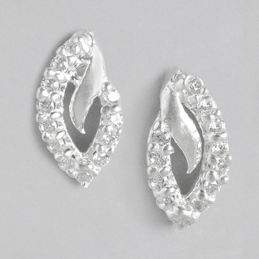 Silver 92.5 Cute Zircon Earring : Silver 92.5 Cute Zircon Earring : Silver 92.5 Cute Zircon Earring : Z125SG002E008