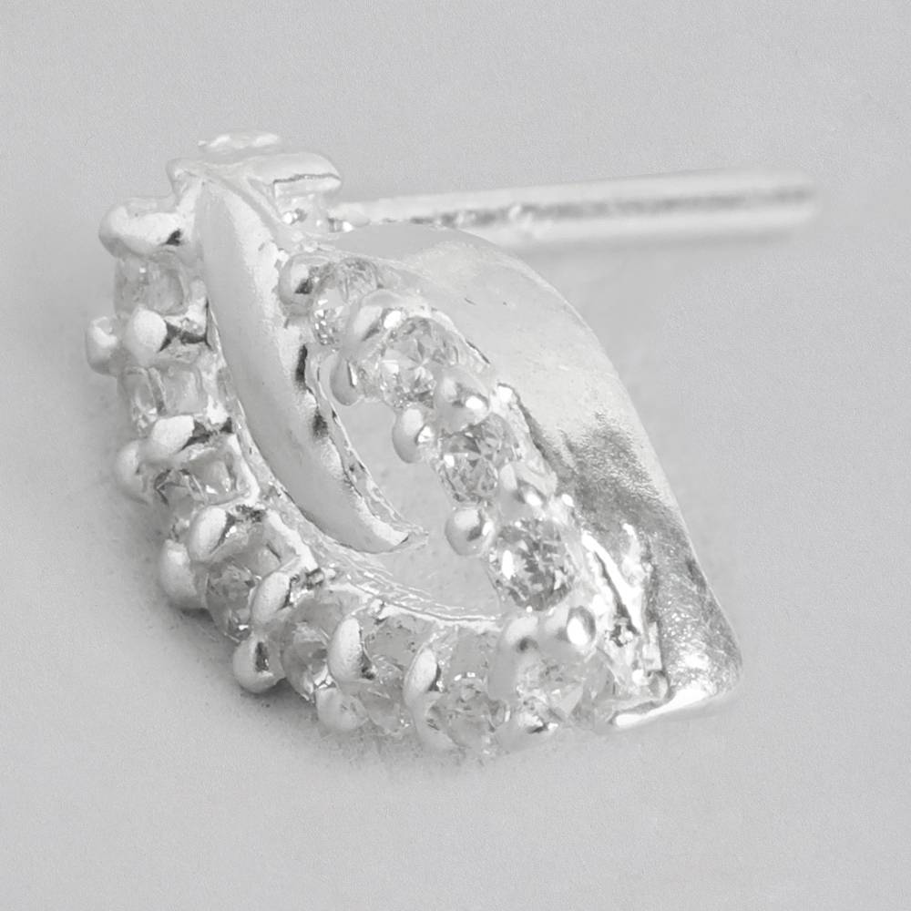 Silver 92.5 Cute Zircon Earring : Silver 92.5 Cute Zircon Earring : Silver 92.5 Cute Zircon Earring : Silver 92.5 Cute Z