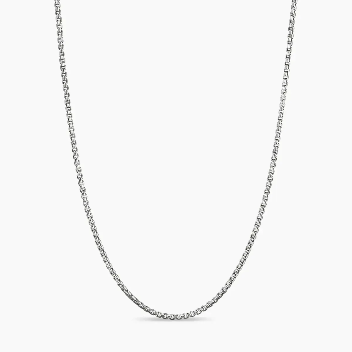 Pure 925 Silver Box Chain For Men & Women : SC-01