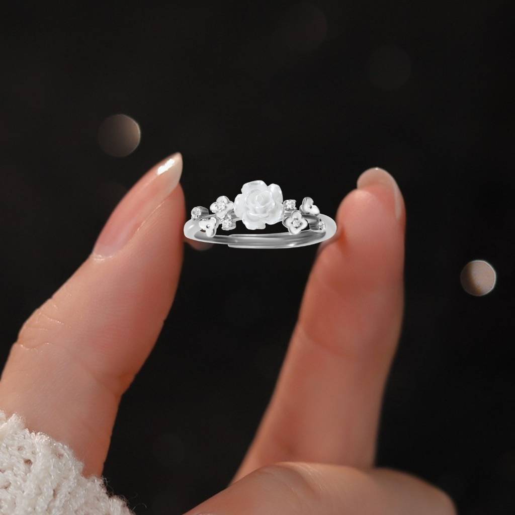 Floral Elegance Rose Ring : BRD2978S