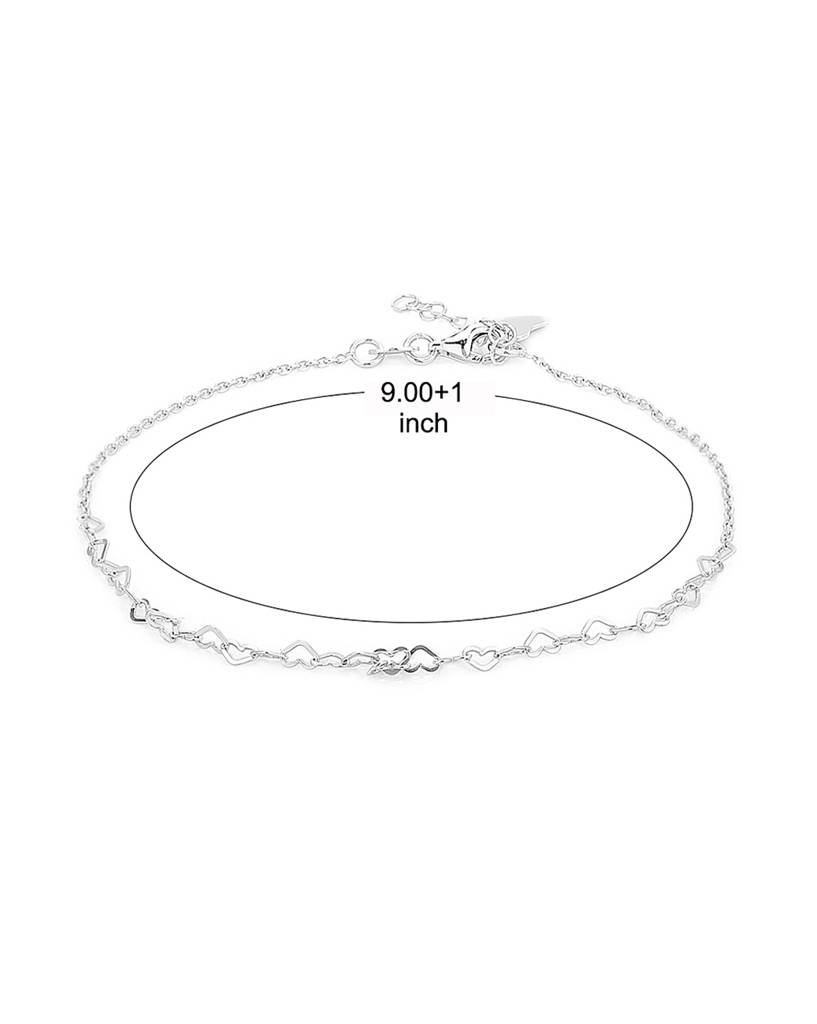 925 Sterling Silver Anklet-Vana007 : VANA007