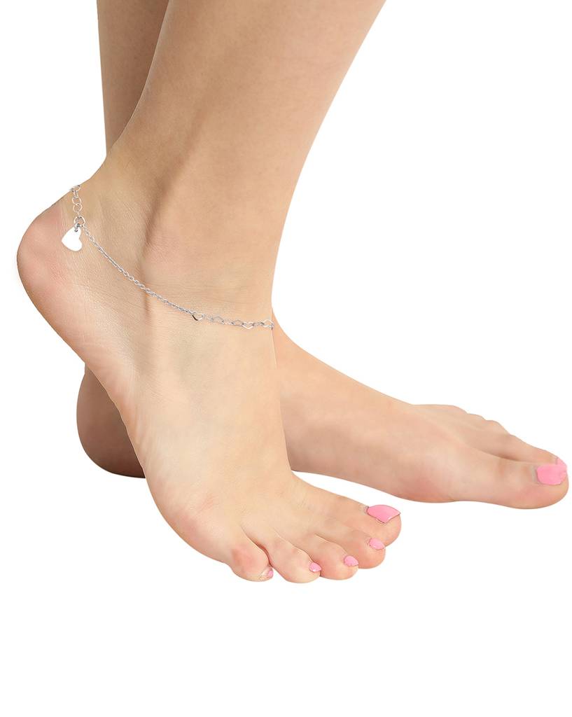 925 Sterling Silver Anklet-Vana007 : VANA007
