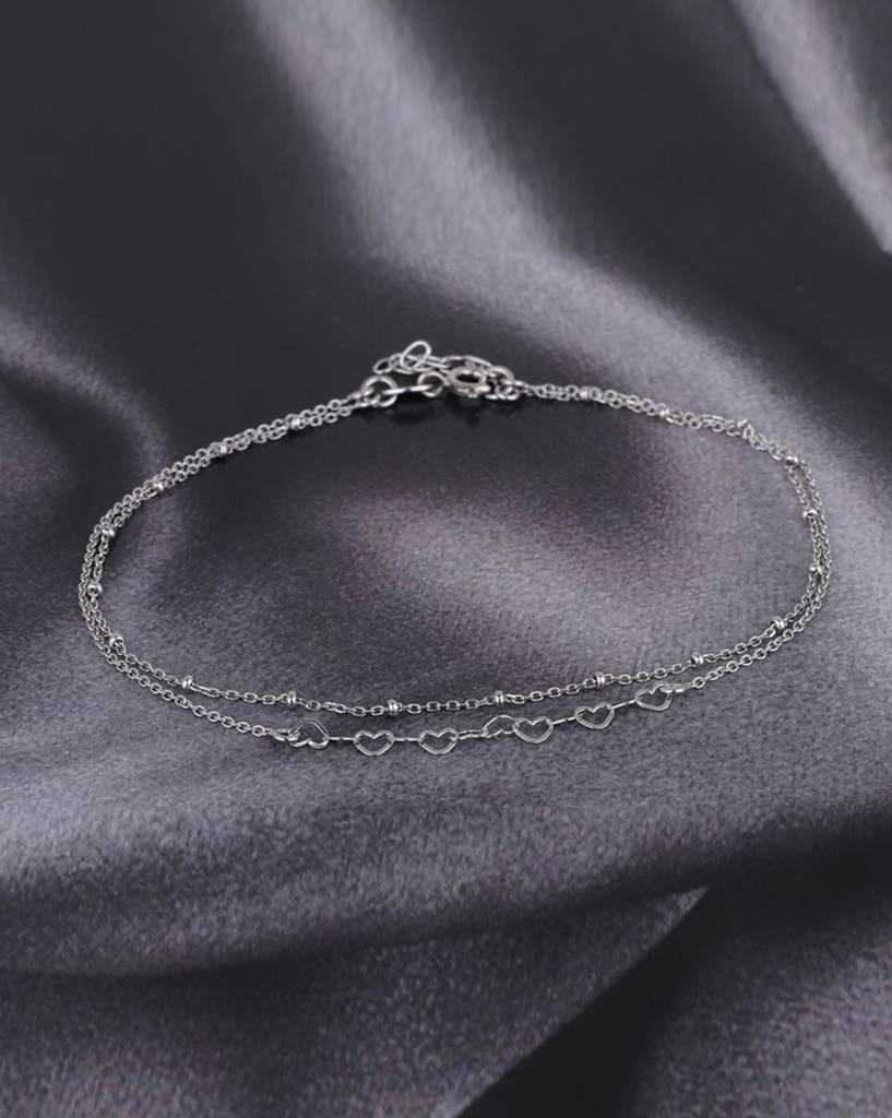 925 Sterling Silver Anklet-Vana009 : VANA009