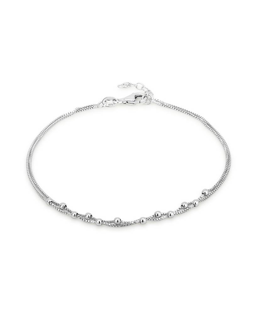 925 Sterling Silver Anklet-Vana027 : VANA027