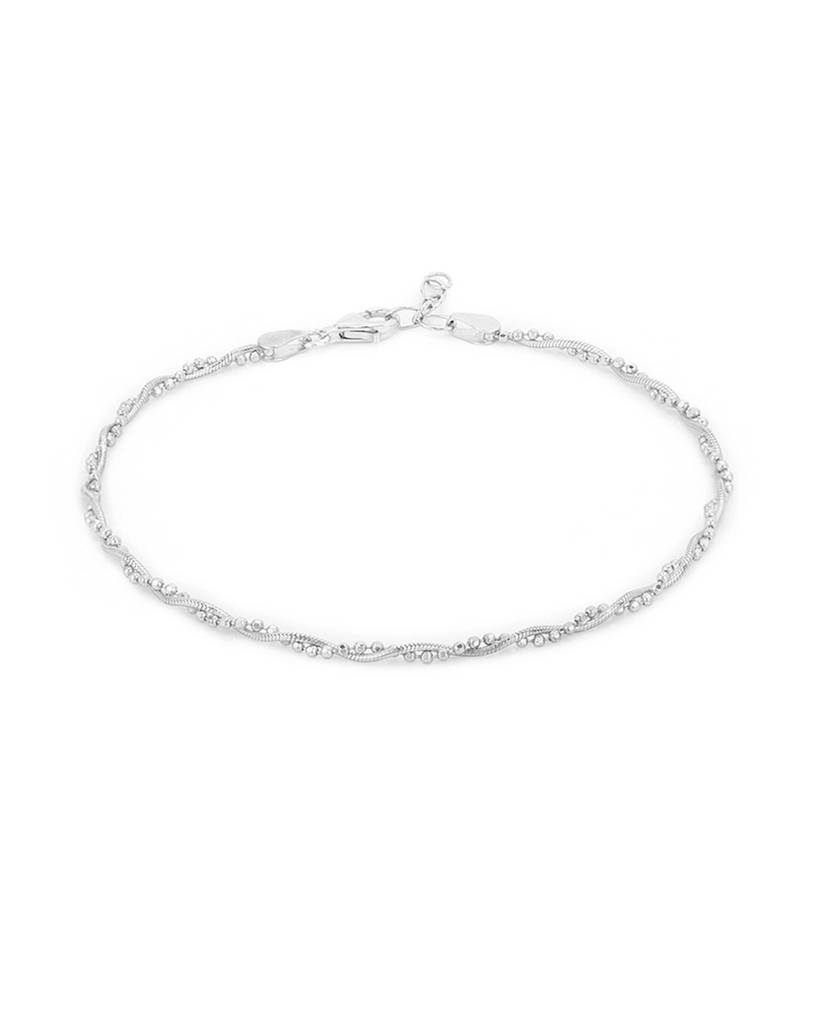 925 Sterling Silver Anklet-Vana035 : VANA035