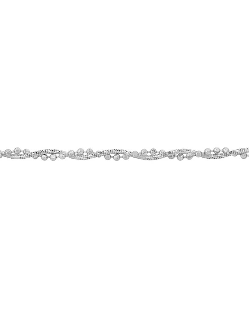 925 Sterling Silver Anklet-Vana035 : VANA035
