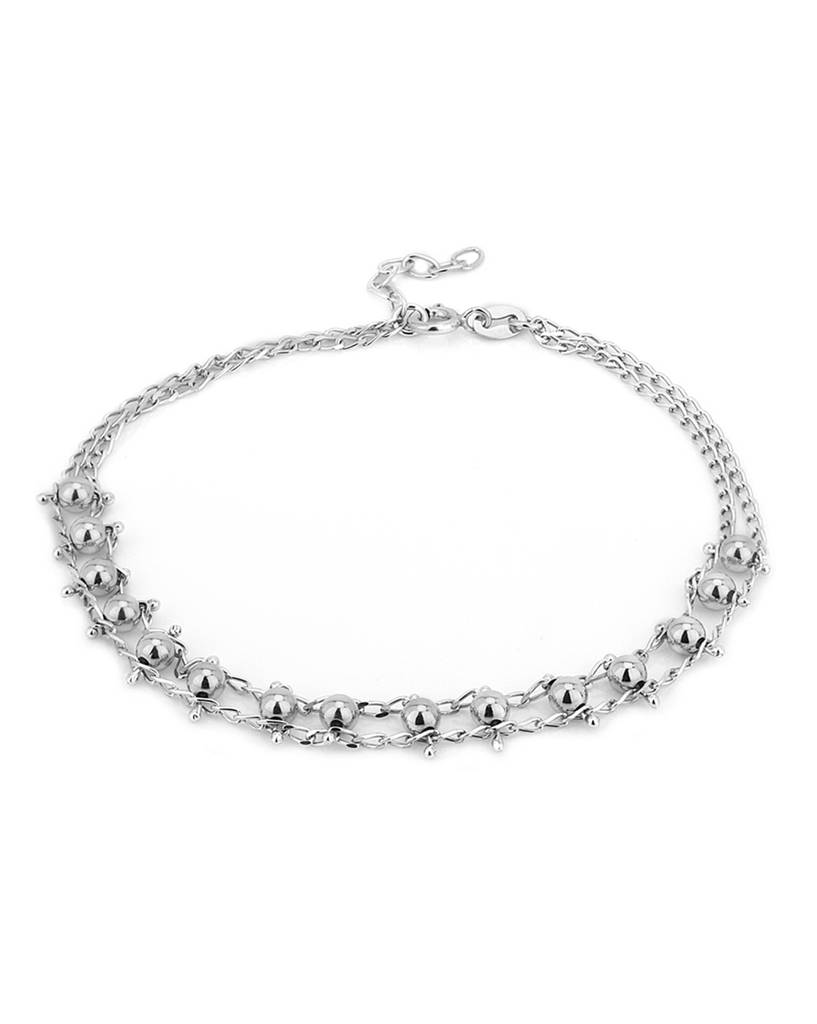 925 Sterling Silver Anklet-Vana038 : VANA038