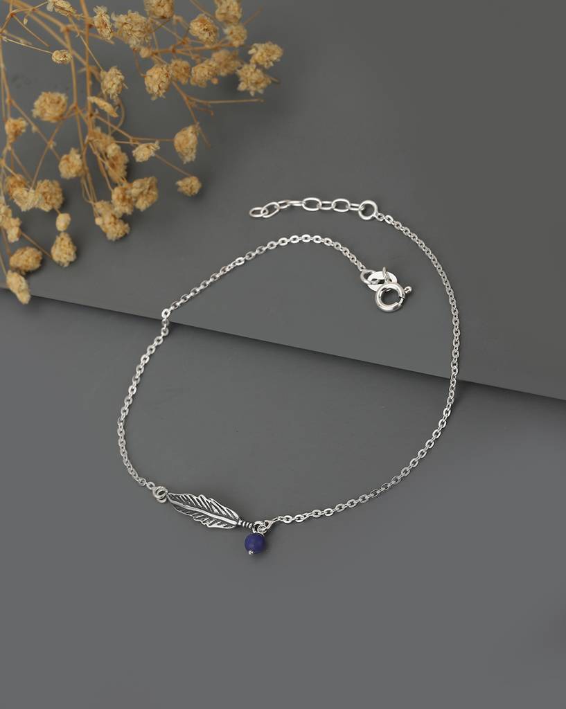 925 Sterling Silver Anklet-Vana616 : VANA616