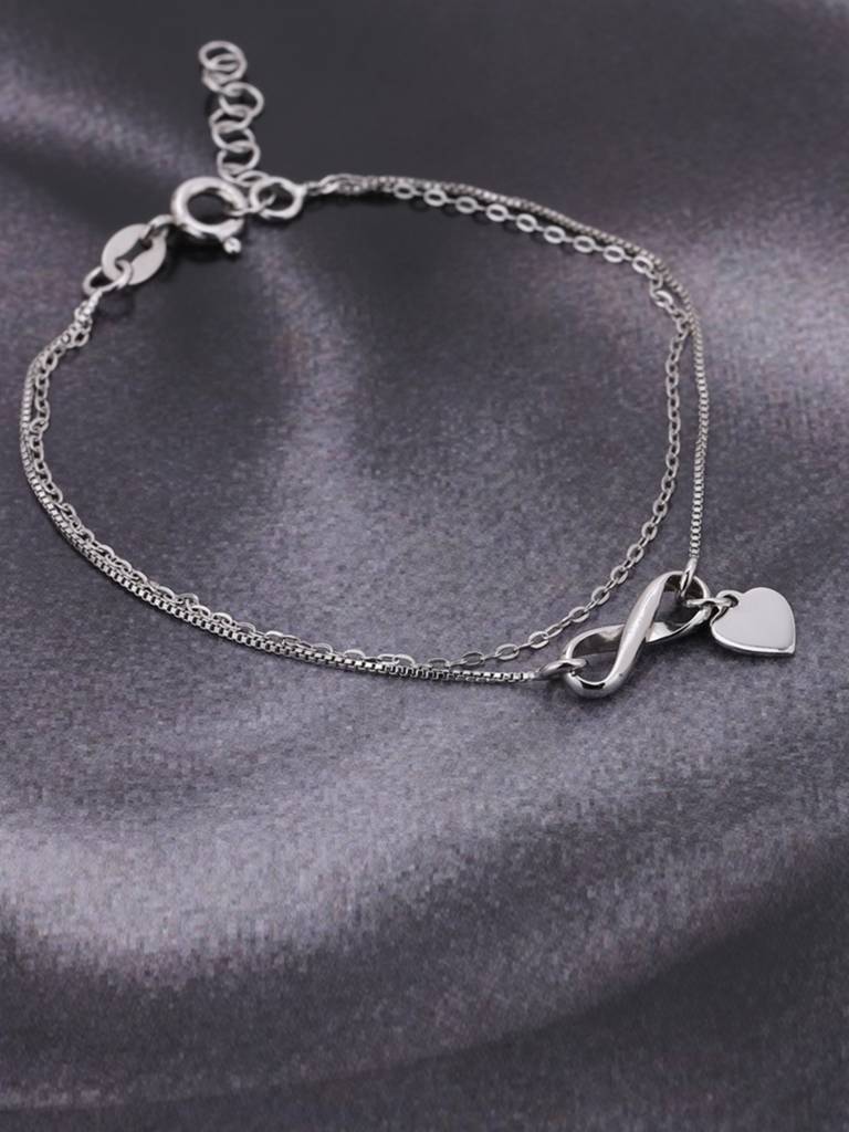 925 Sterling Silver Bracelet-Vanb042 : VANB042