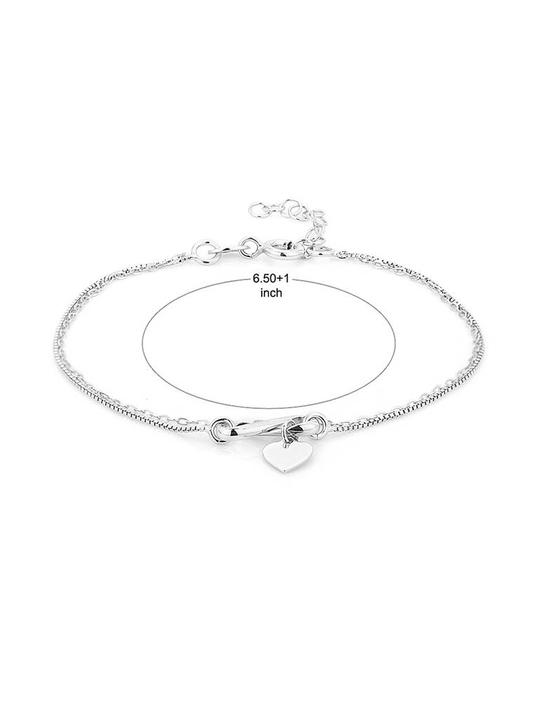 925 Sterling Silver Bracelet-Vanb042 : VANB042