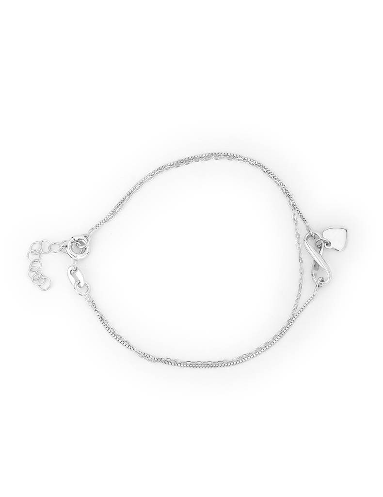 925 Sterling Silver Bracelet-Vanb042 : VANB042