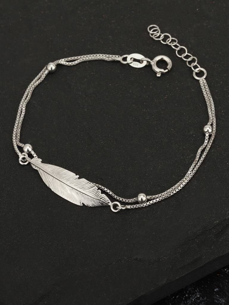 925 Sterling Silver Bracelet-Vanb055 : VANB055