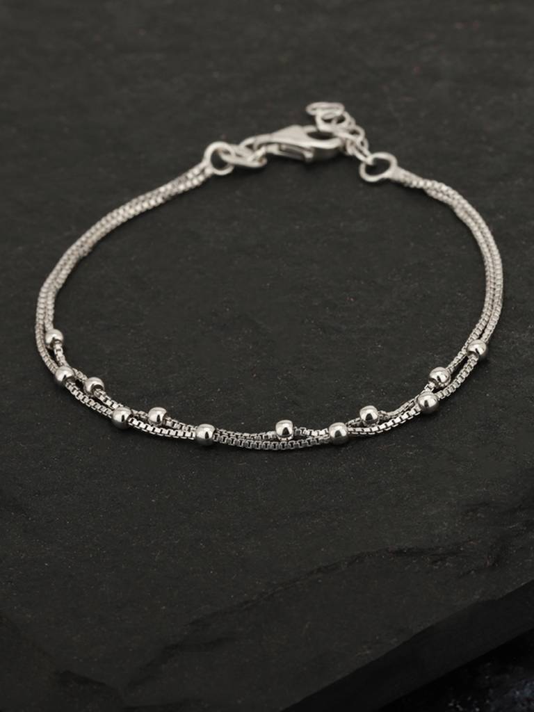 925 Sterling Silver Bracelet-Vanb056 : VANB056