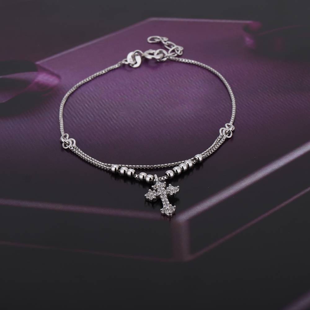 925 Sterling Silver Bracelet-Vanb292 : VANB292