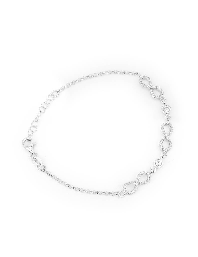 925 Sterling Silver Bracelet-Vanb304 : VANB304