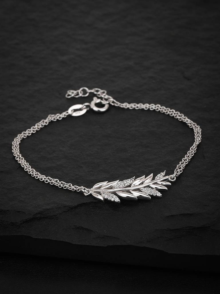925 Sterling Silver Bracelet-Vanb346 : VANB346