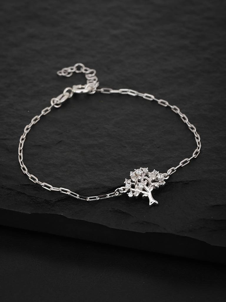 925 Sterling Silver Bracelet-Vanb361 : VANB361