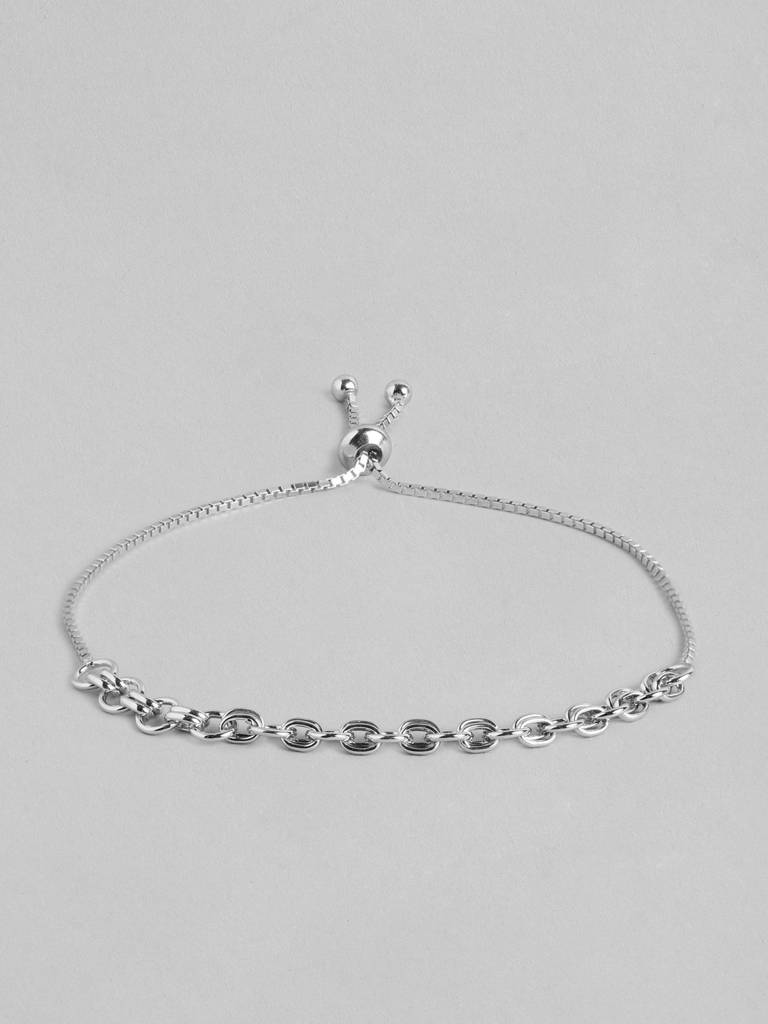 925 Sterling Silver Bracelet-Vanb774 : VANB774