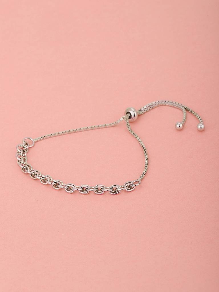 925 Sterling Silver Bracelet-Vanb774 : VANB774