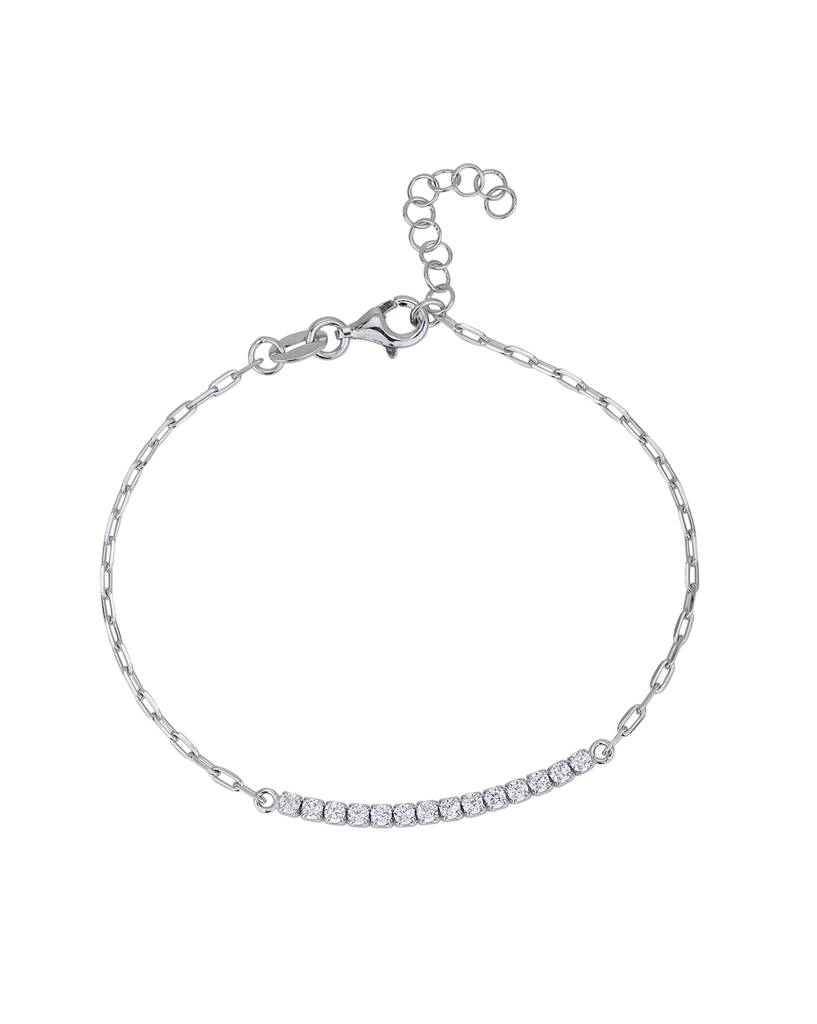 925 Sterling Silver Bracelet-Vanb882 : VANB882