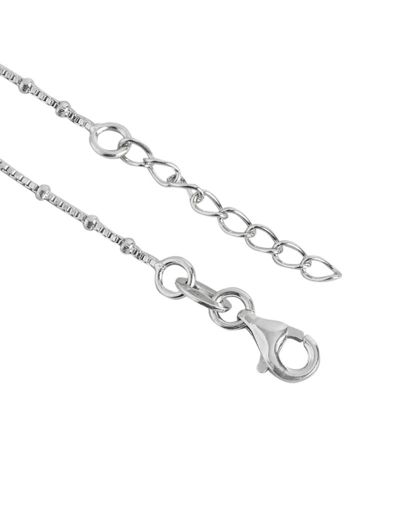 925 Sterling Silver Rhodium Plated Bracelet-Vanb960 : VANB960