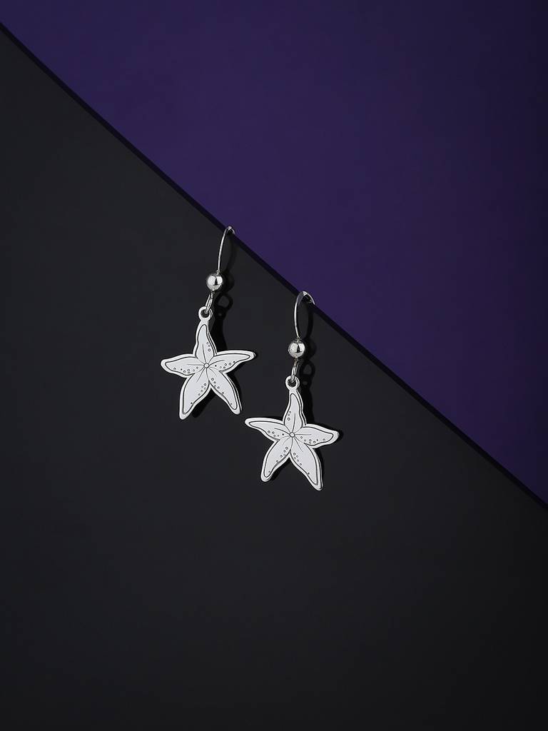 925 Sterling Silver Earrings-Vane092 : VANE092