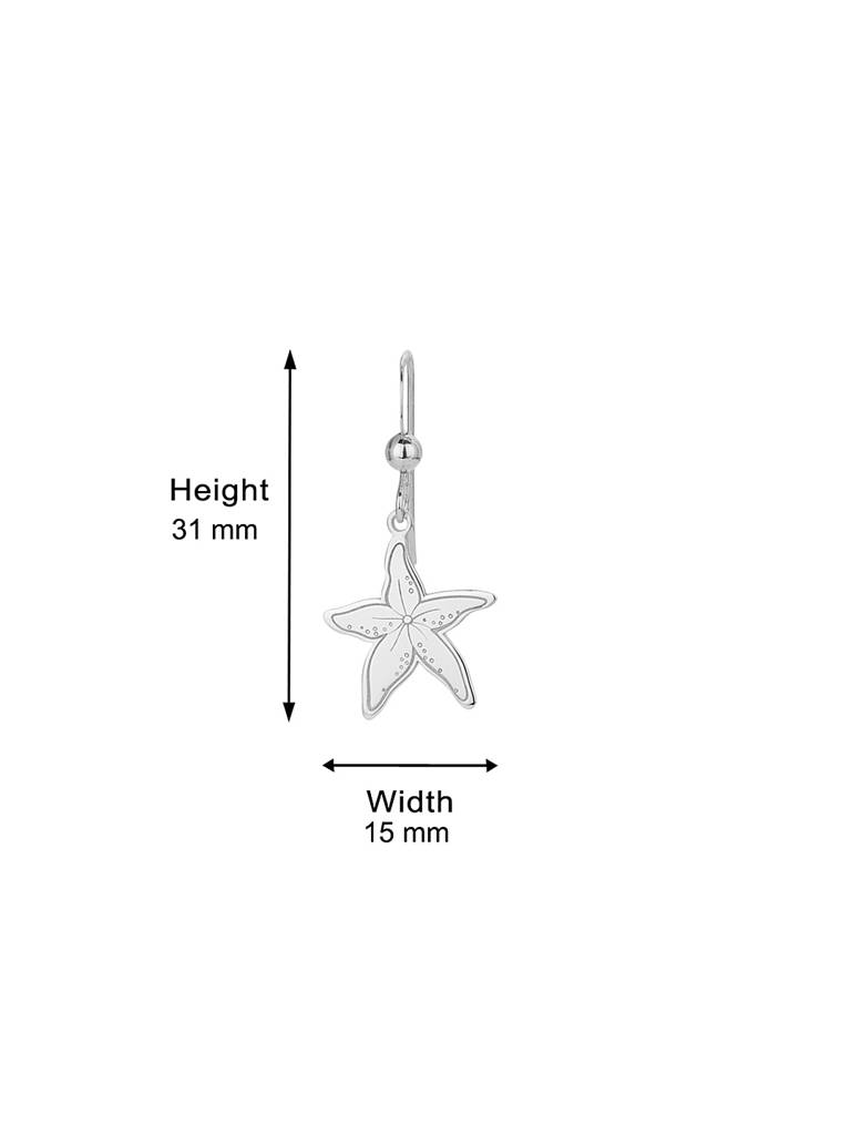 925 Sterling Silver Earrings-Vane092 : VANE092