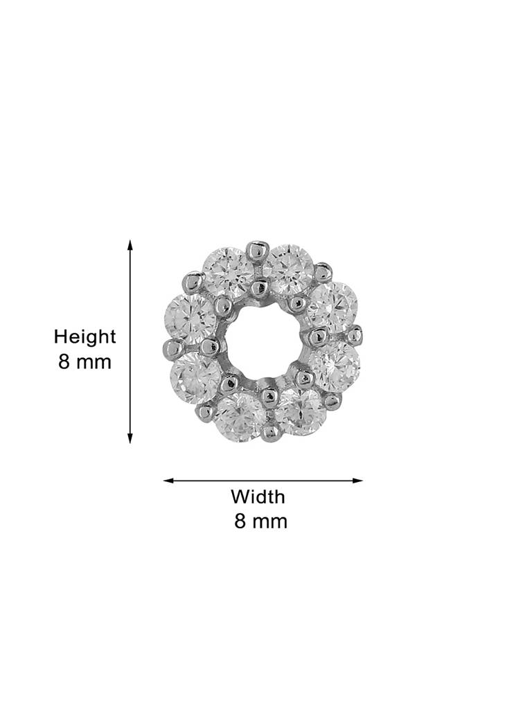 925 Sterling Silver Earrings-Vane096 : VANE096