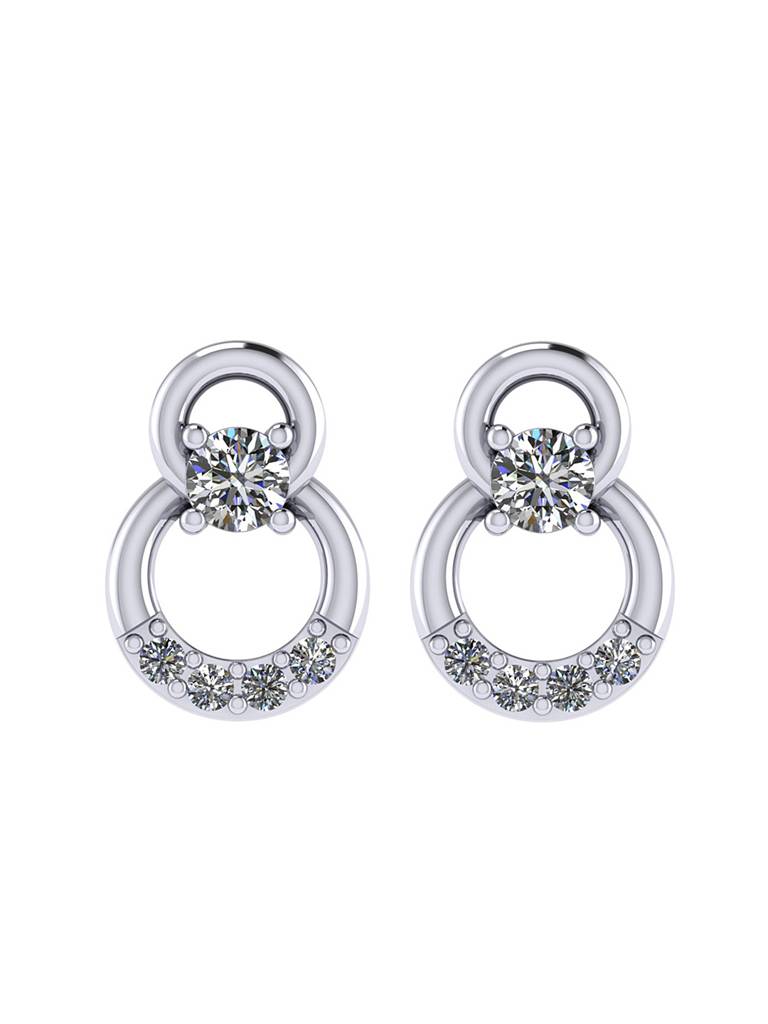 925 Sterling Silver Earrings-Vane099 : VANE099
