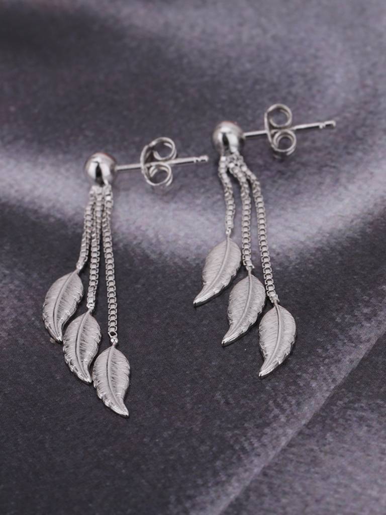 925 Sterling Silver Earrings-Vane115 : VANE115
