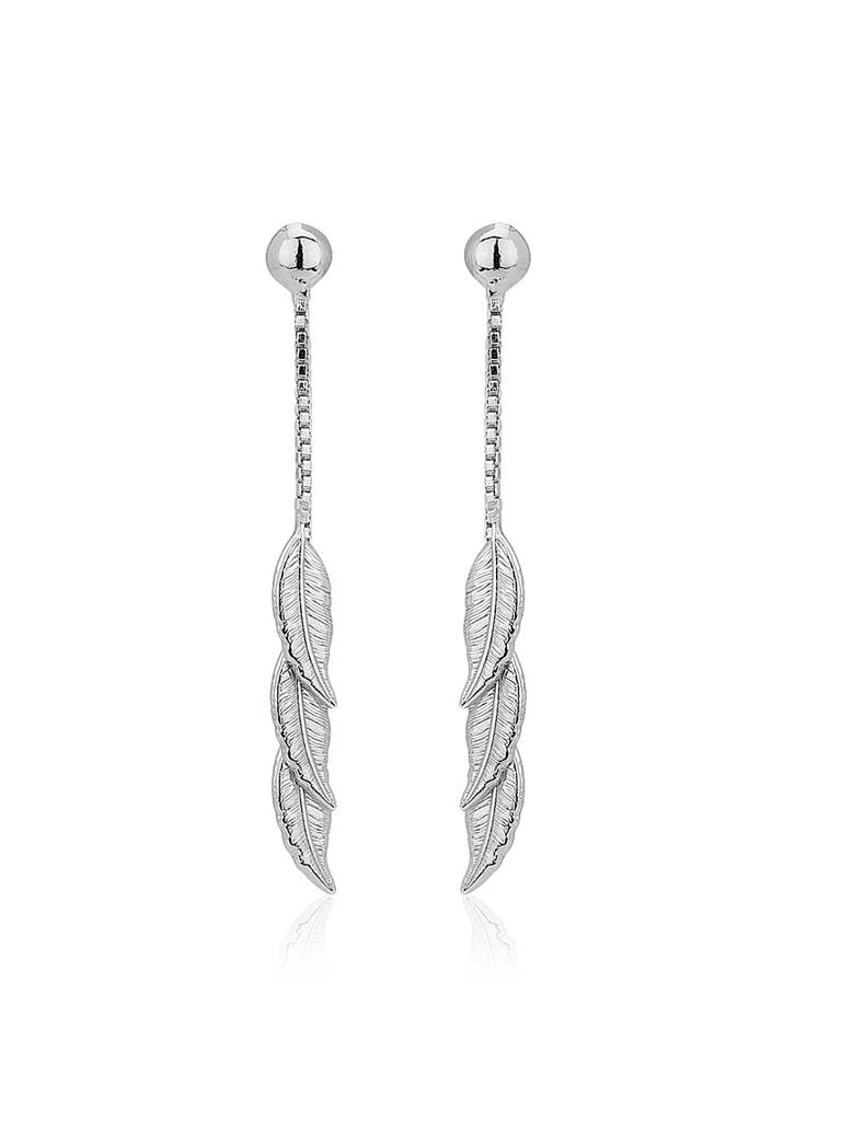 925 Sterling Silver Earrings-Vane115 : VANE115