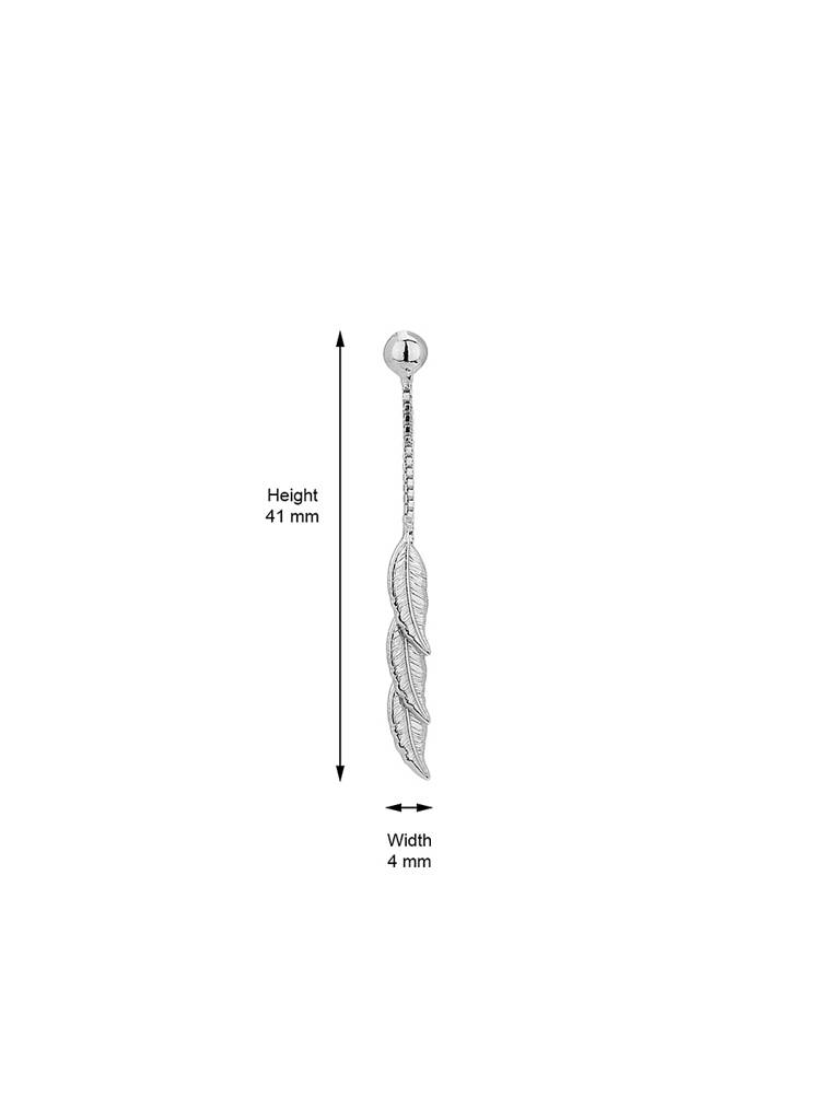 925 Sterling Silver Earrings-Vane115 : VANE115