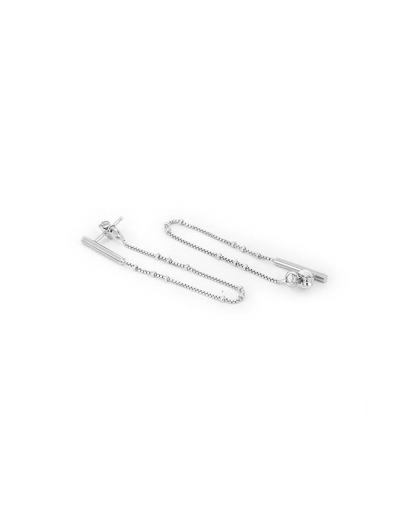 925 Sterling Silver Earrings-Vane116 : VANE116