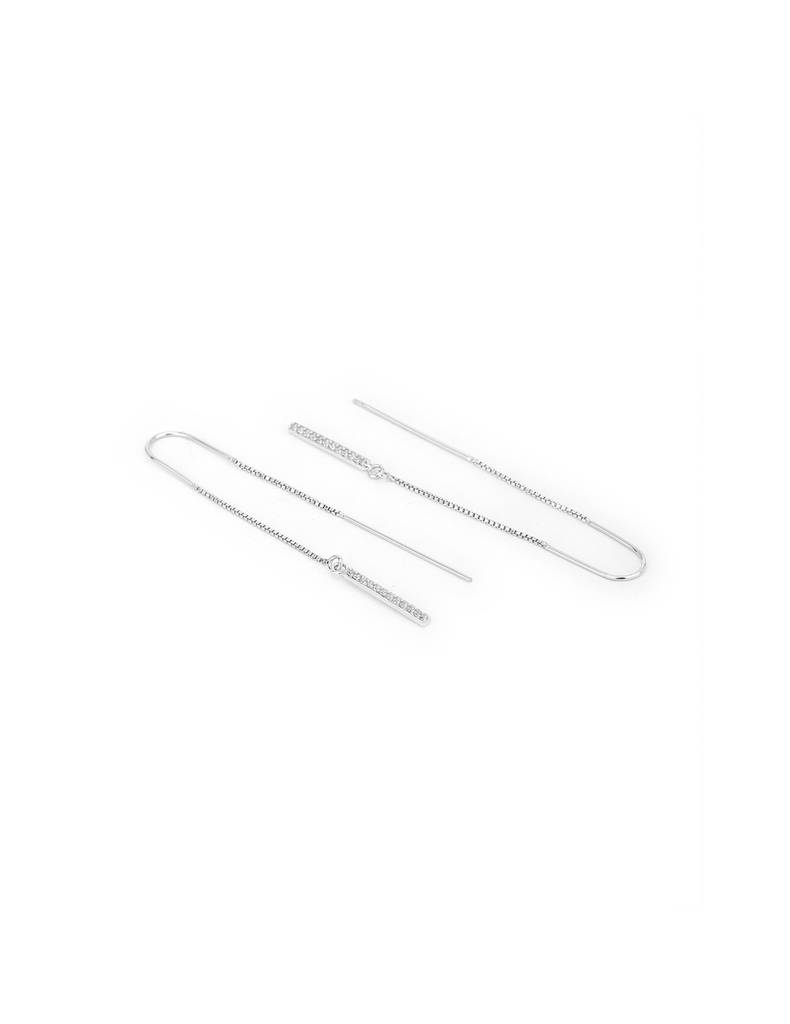 925 Sterling Silver Earrings-Vane134 : VANE134