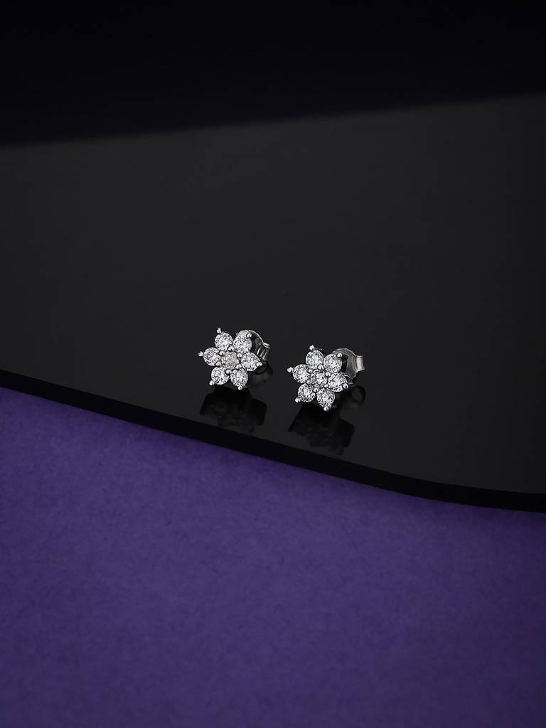 925 Sterling Silver Earrings-Vane155 : VANE155