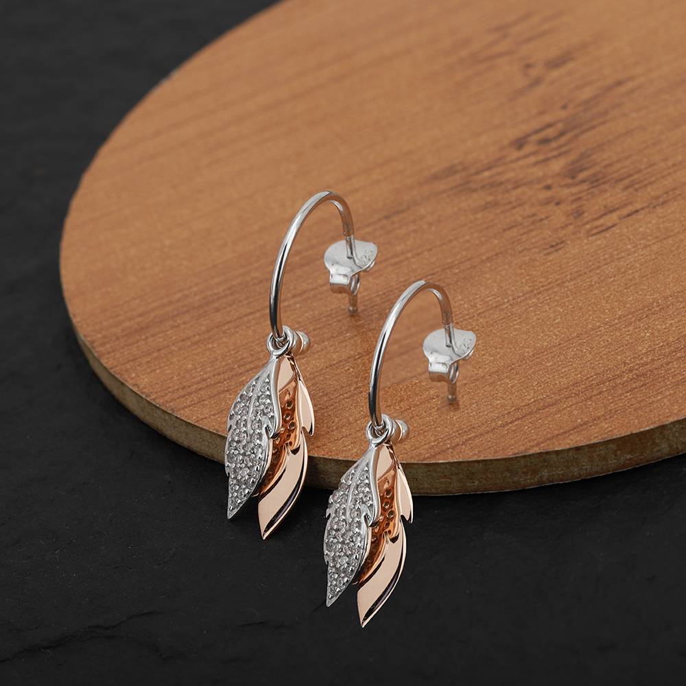 925 Sterling Silver Earrings-Vane161 : VANE161