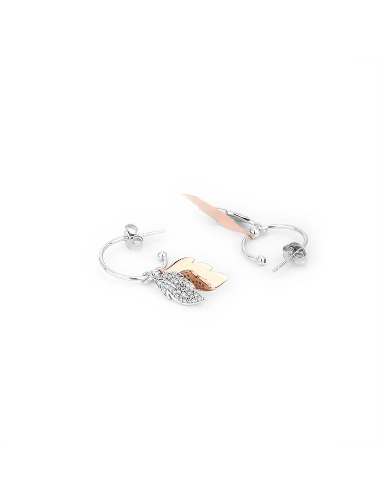 925 Sterling Silver Earrings-Vane161 : VANE161
