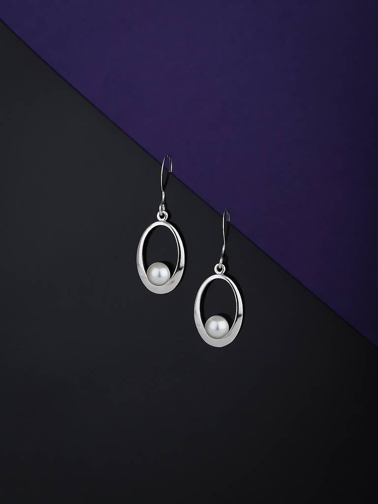 925 Sterling Silver Earrings-Vane173 : VANE173