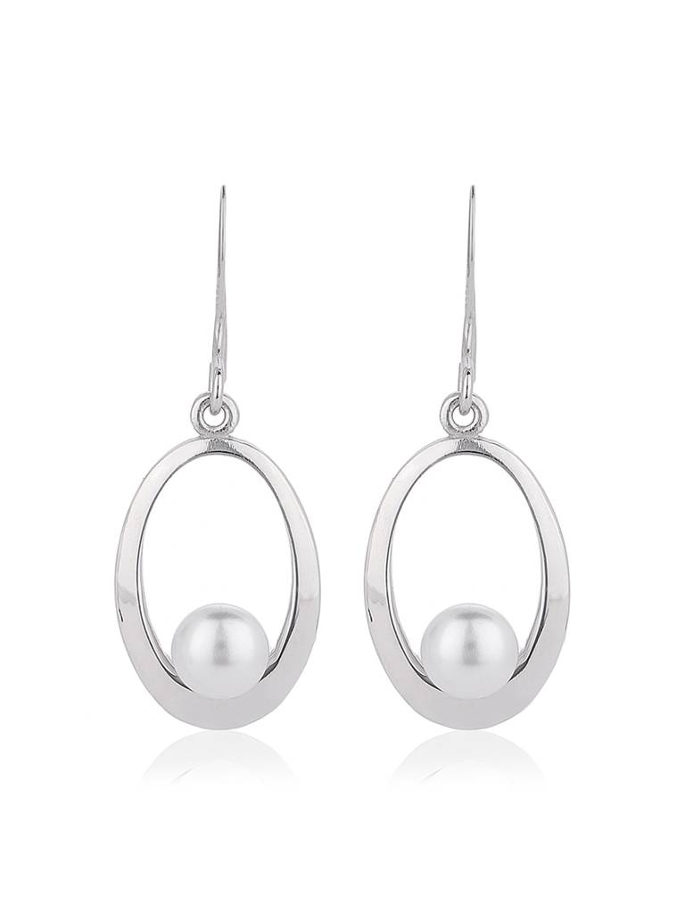 925 Sterling Silver Earrings-Vane173 : VANE173