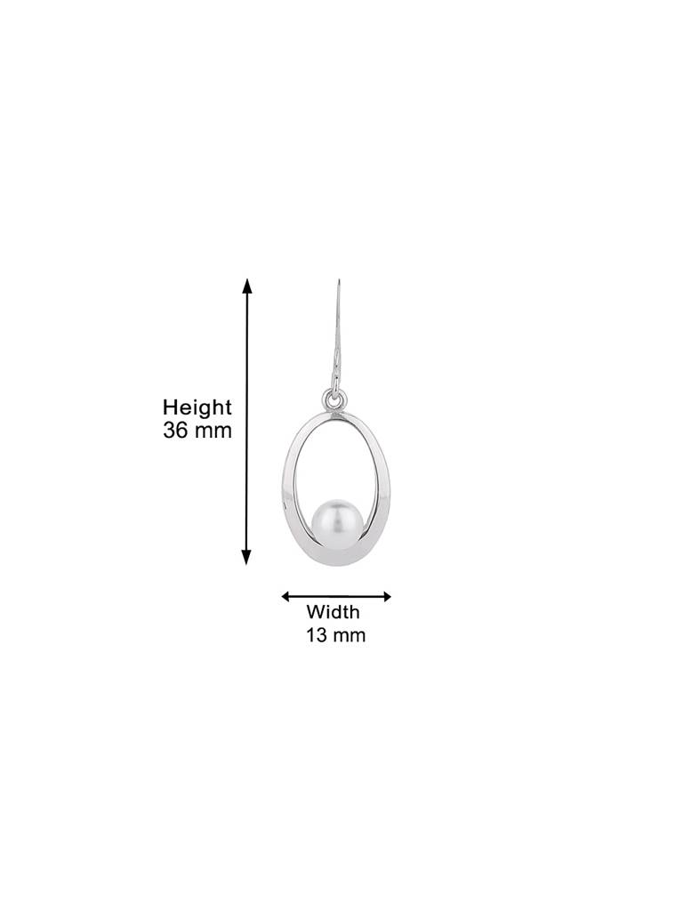 925 Sterling Silver Earrings-Vane173 : VANE173