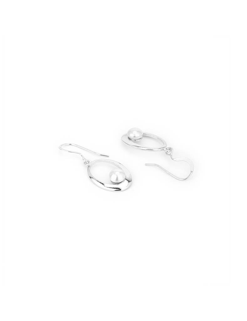925 Sterling Silver Earrings-Vane173 : VANE173