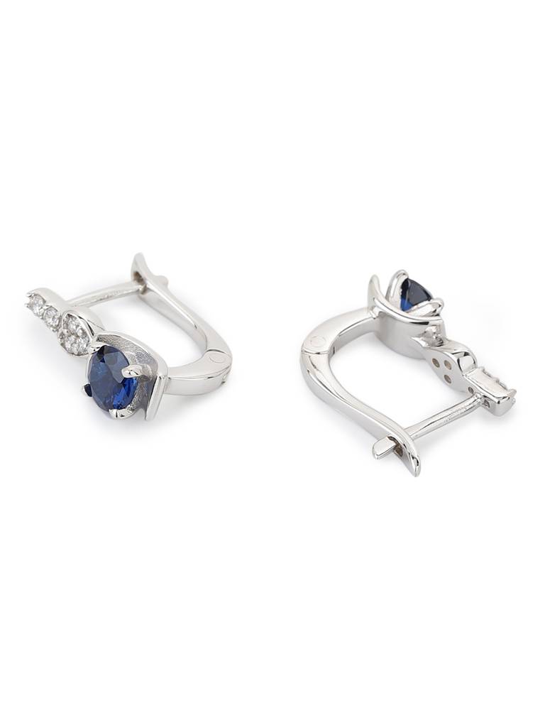 925 Sterling Silver Earrings-Vane341 : VANE341